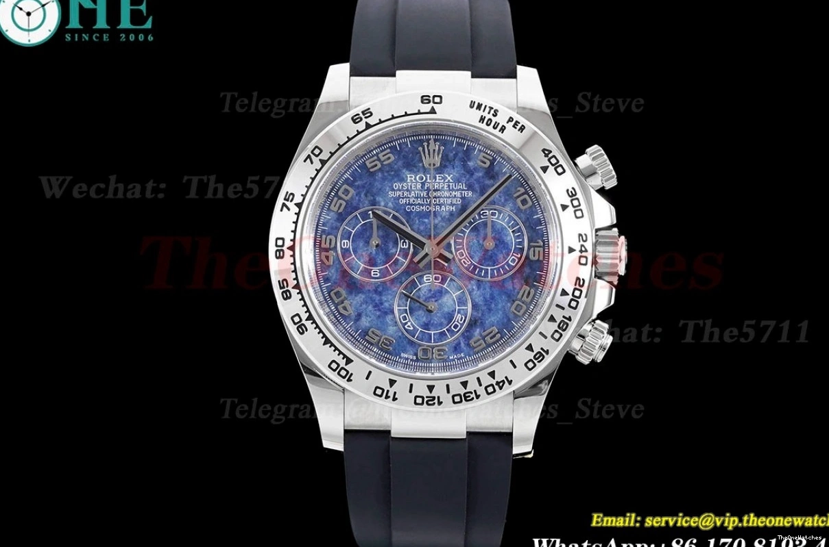 Daytona DD4130 40mm Chalcedony Blue Dial Clean RU SS 116519 0317